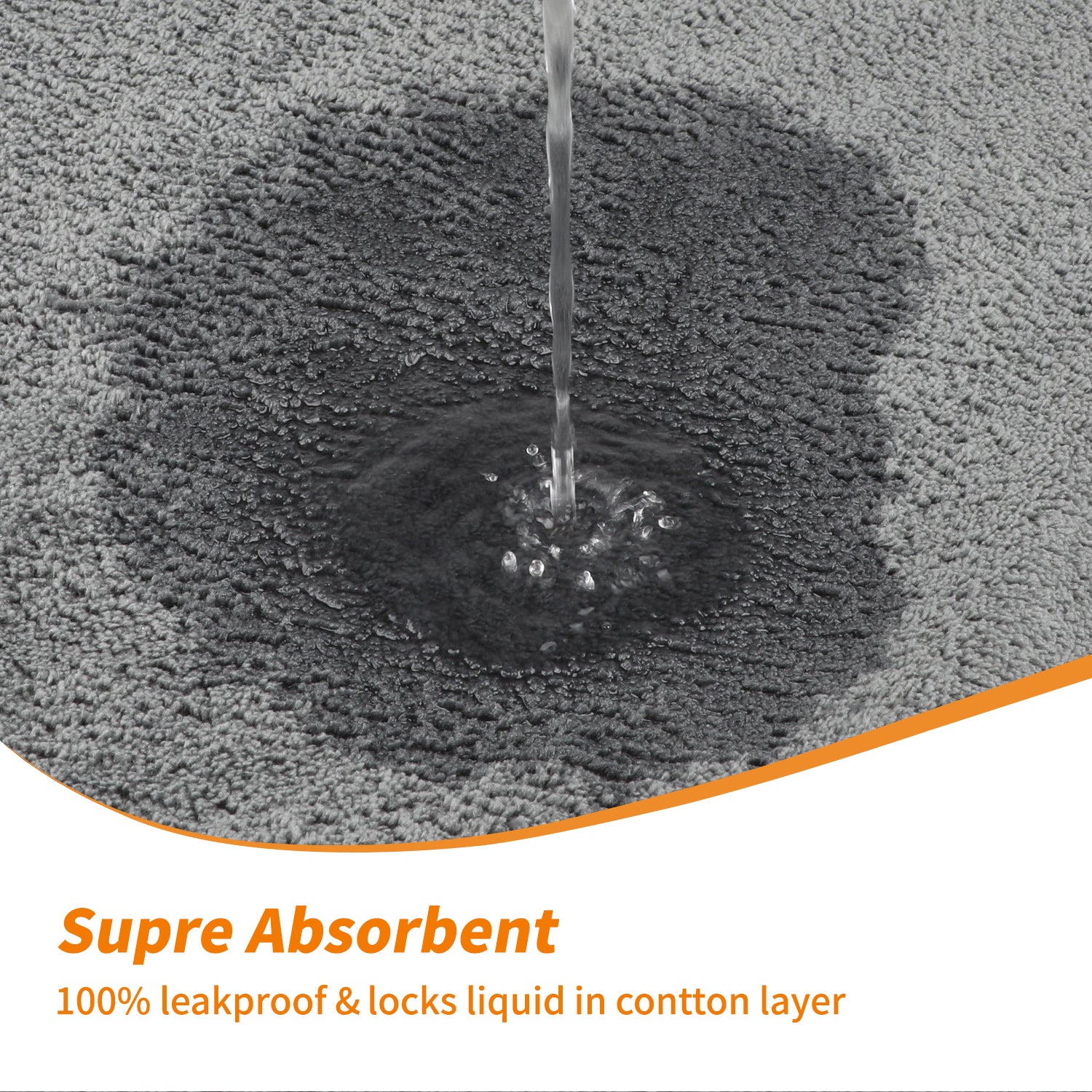 2 Packs Reusable Dog Mat for Floor, Non-Slip Washable Pee Pads for Puppy