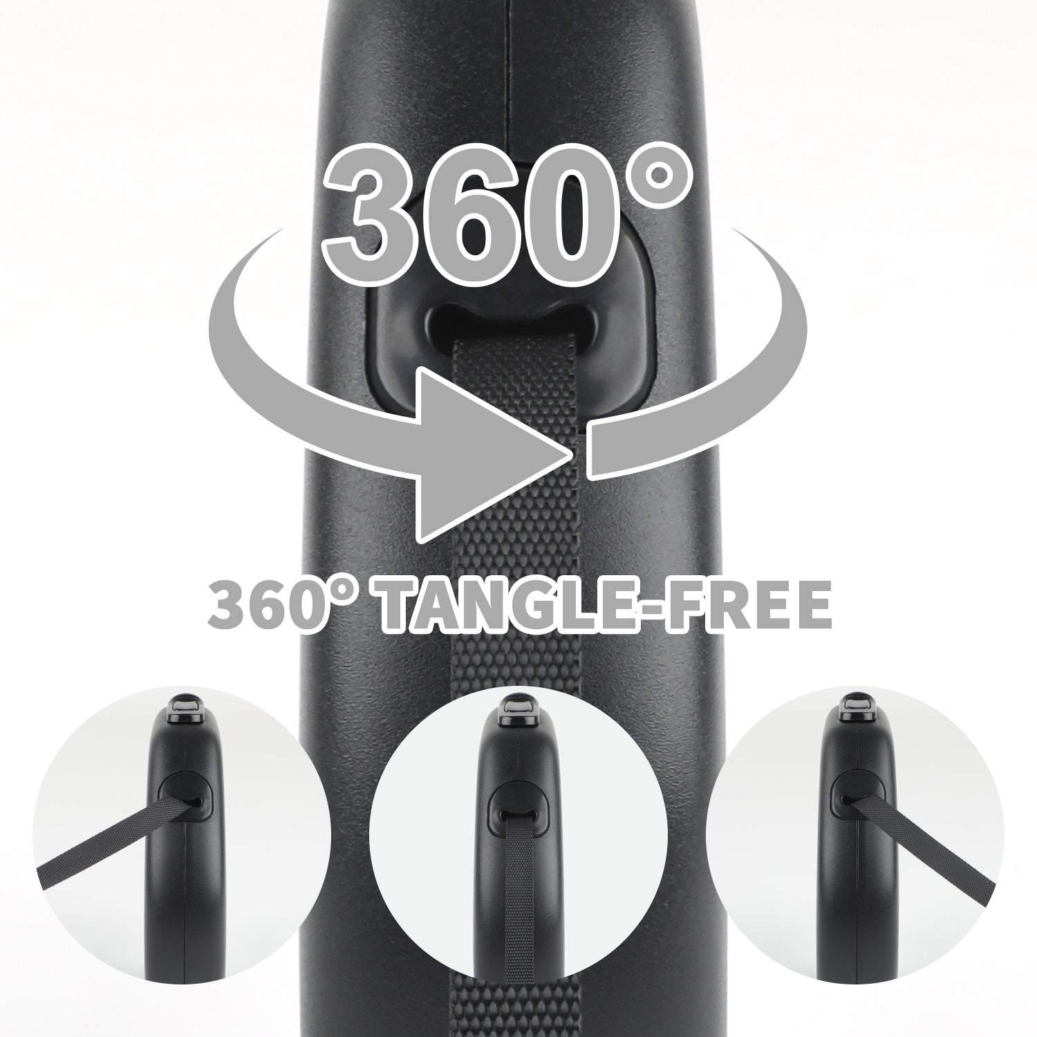 Charkool 9.8ft Retractable Dog Leash with Anti-Slip Handle One-Hand Brake，dog leash for Small/Medium dogs